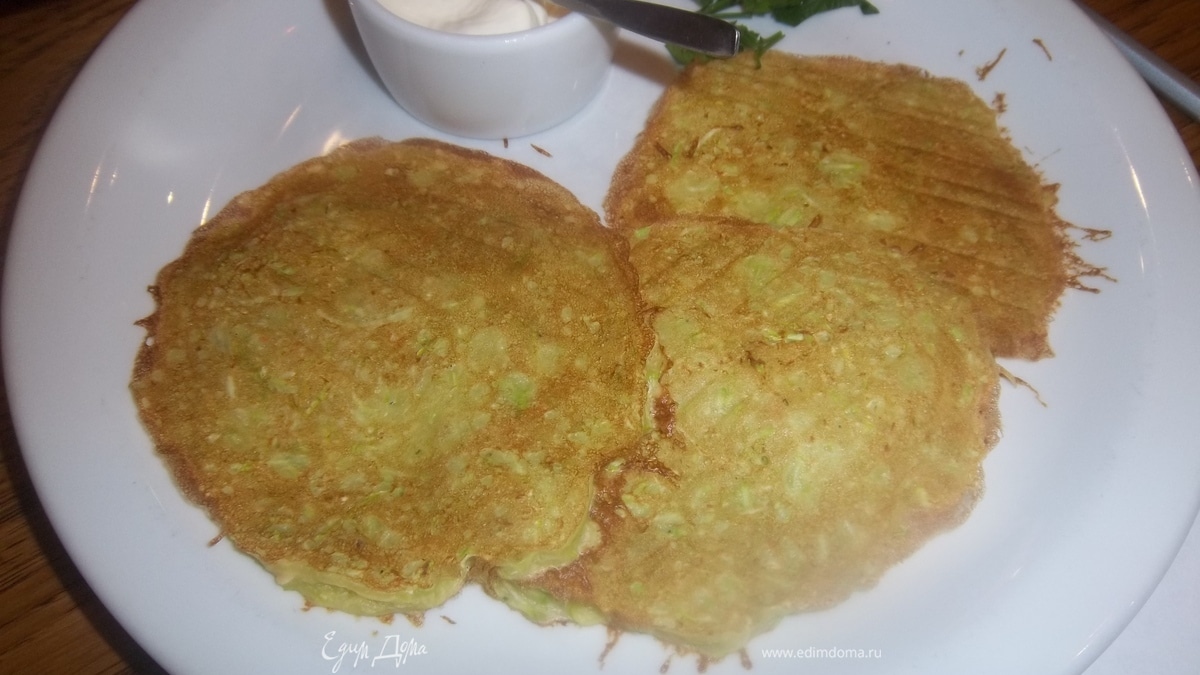 Кабачковые оладьи