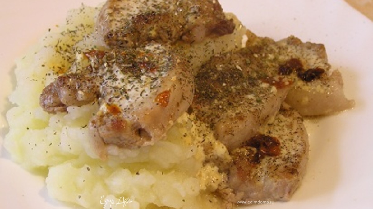 Свинина в абрикосовом йогурте