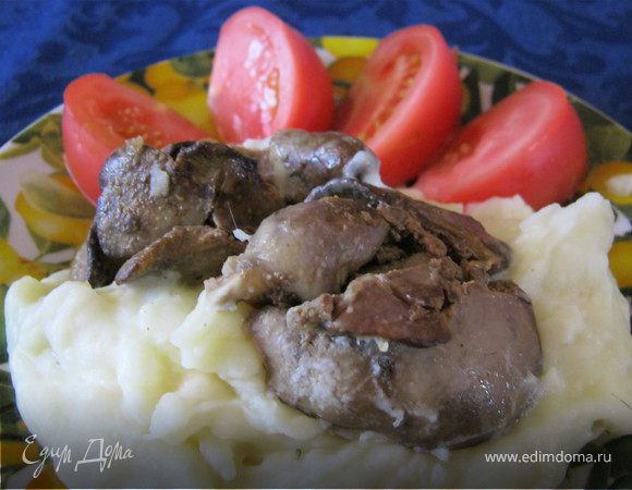 Куриная печень. Куриная печень.