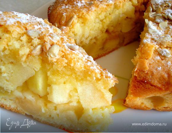 Воскресный яблочный пирог с семечками Воскресный яблочный пирог с семечками