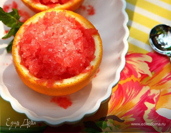 Граните из апельсина и грейпфрута