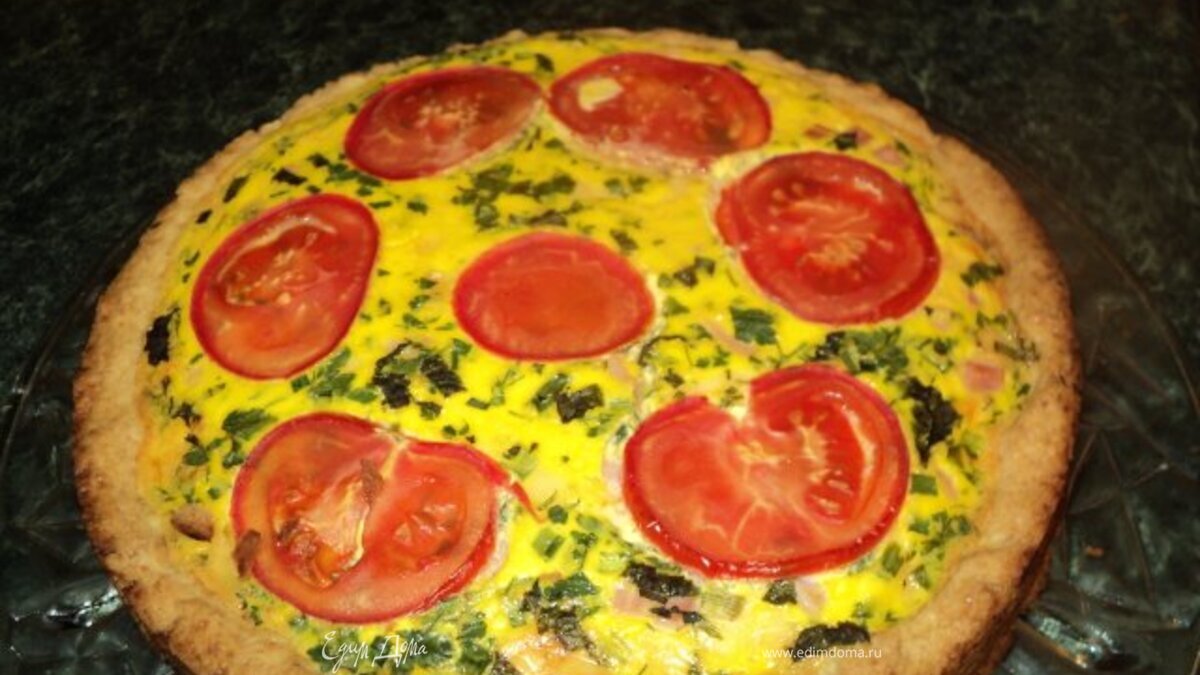 Пирог омлет.