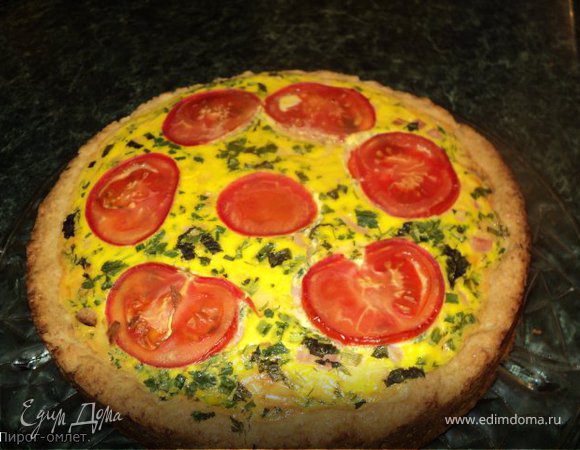 Пирог омлет.