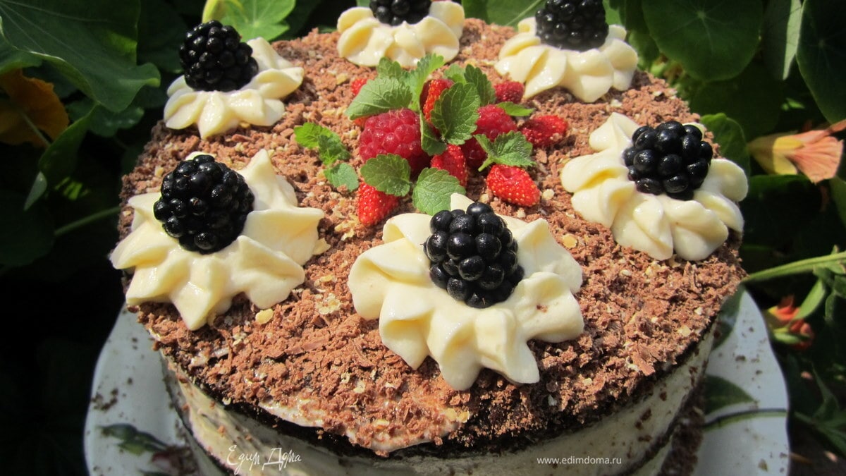 Торт "Шоколадно-миндальный" 