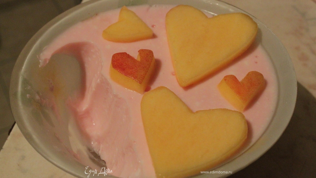 Вишневая панна котта из йогурта