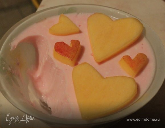 Вишневая панна котта из йогурта