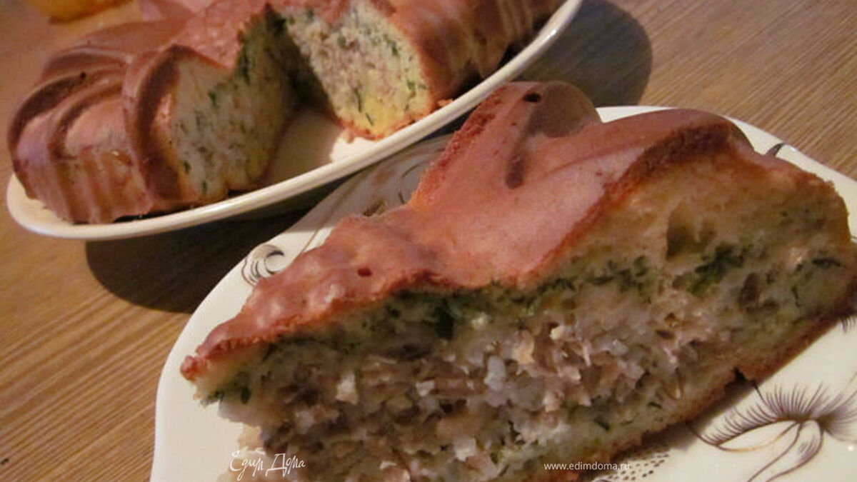 Заливной рыбный пирог