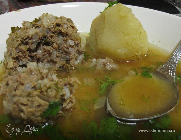 Рецепт азербайджанской бозбаш кюфты с фото и супом Азербайджанская бозбаш кюфта с рисом и мясом