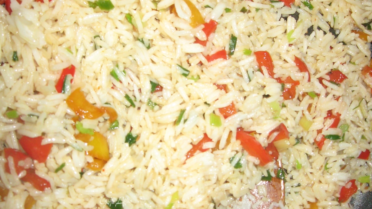 Рис с овощами.