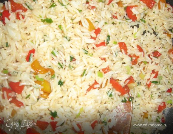 Рис с овощами.