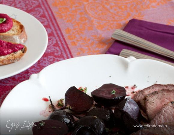 Ростбиф с острой свеклой Ростбиф с острой свеклой