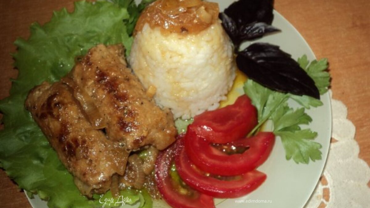 Рулетики по-баварски.