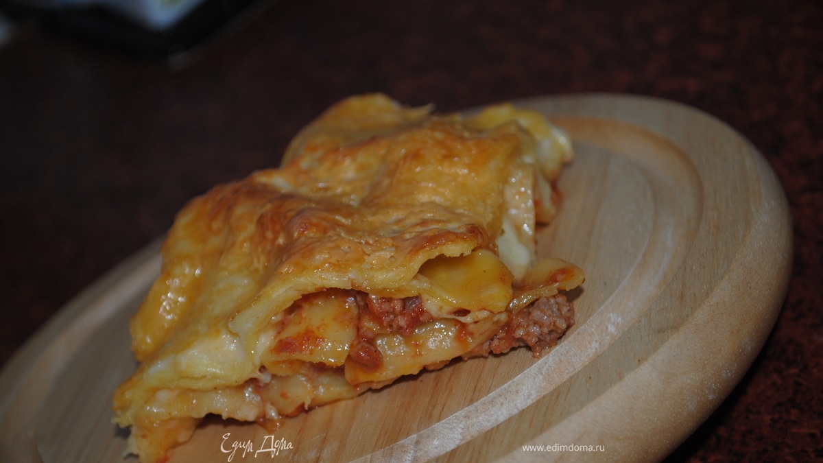 Класcическая лазанья.