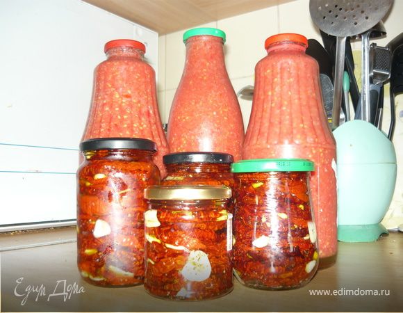 Два блюда из одних помидоров Два блюда из одних помидоров