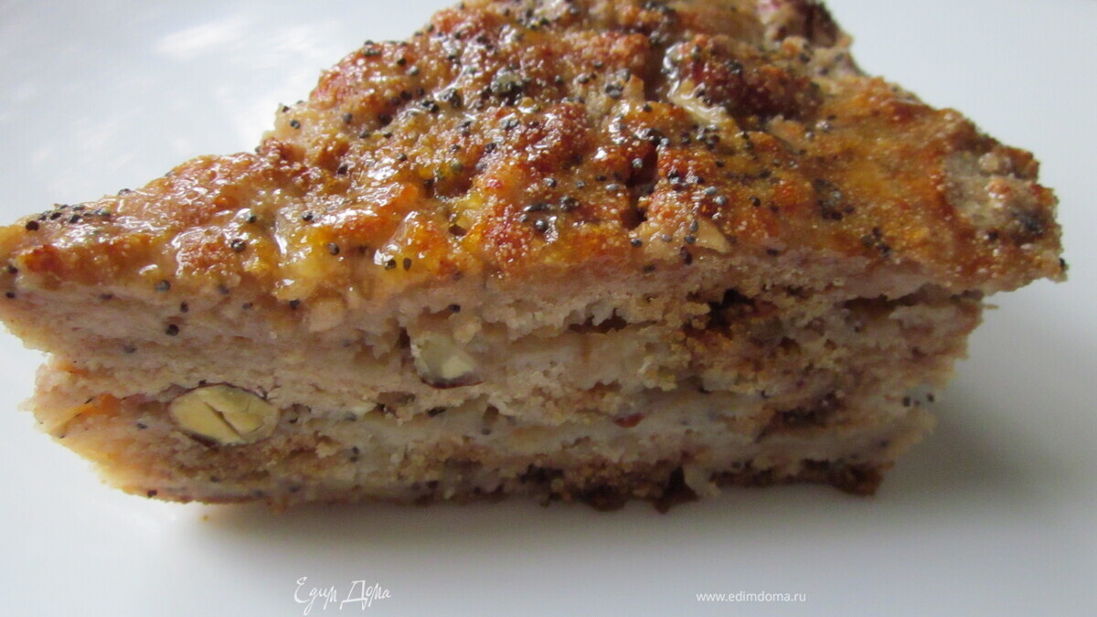 Постный яблочный пирог к празднику "Яблочный Спас"