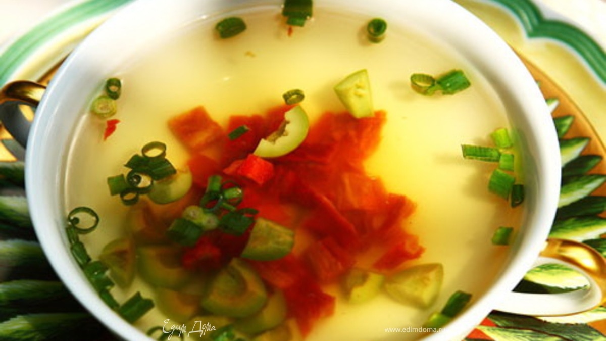 Рыбный суп с вялеными томатами