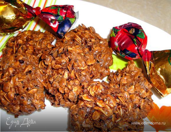 ШОКОЛАДНО-ОВСЯНОЕ ПЕЧЕНЬЕ