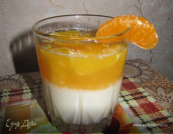 Цитрусовая панна котта