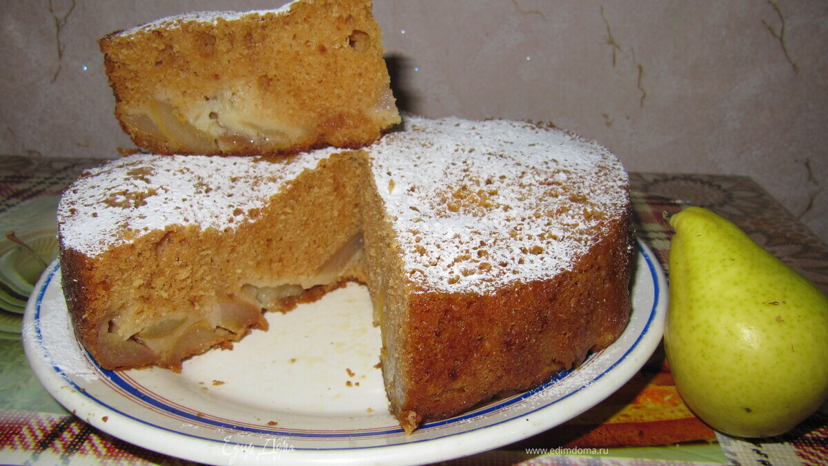 Грушевый пирог "Ароматерапия"