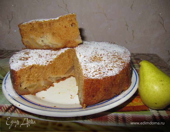 Грушевый пирог "Ароматерапия" Грушевый пирог "Ароматерапия"