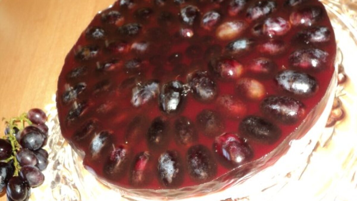 Виноградный торт.