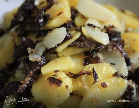 Жареный Картофель с грибами Жареный Картофель с грибами