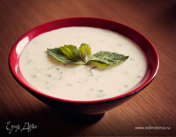 Холодный мятный суп