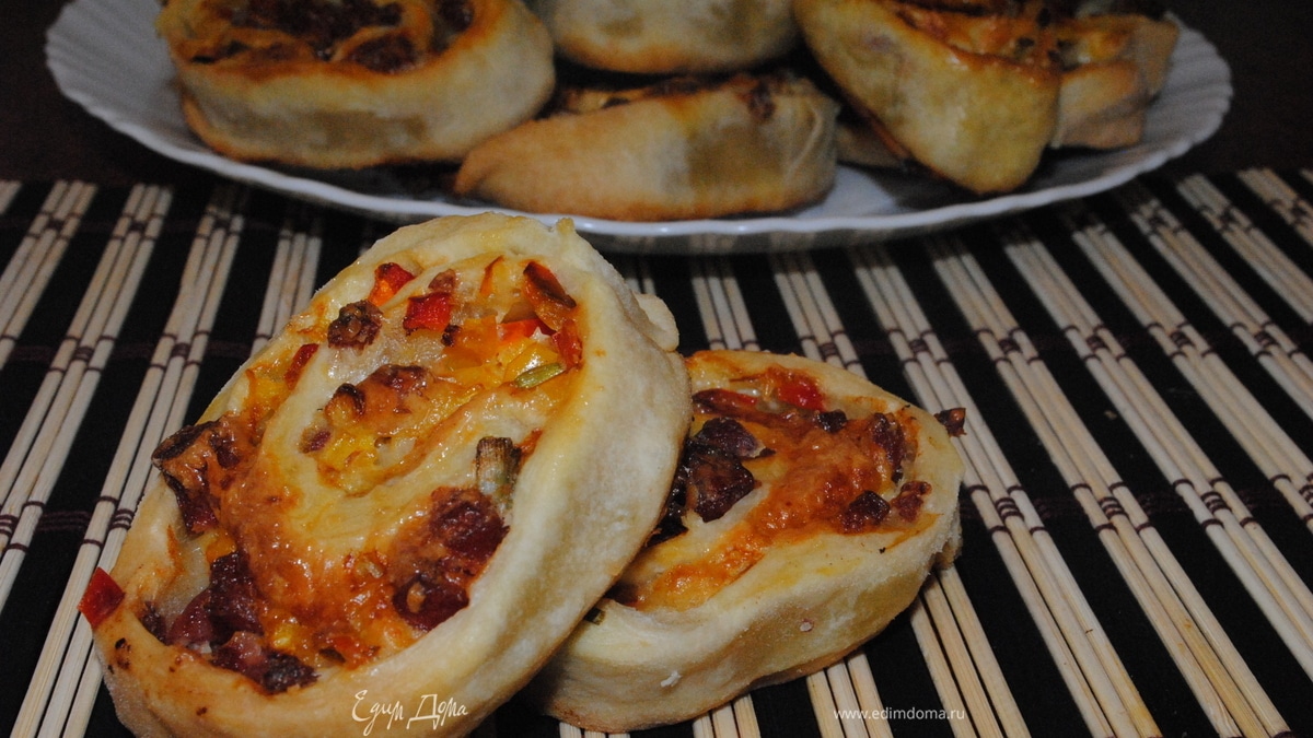 Закусочный рулет " Мозаика"