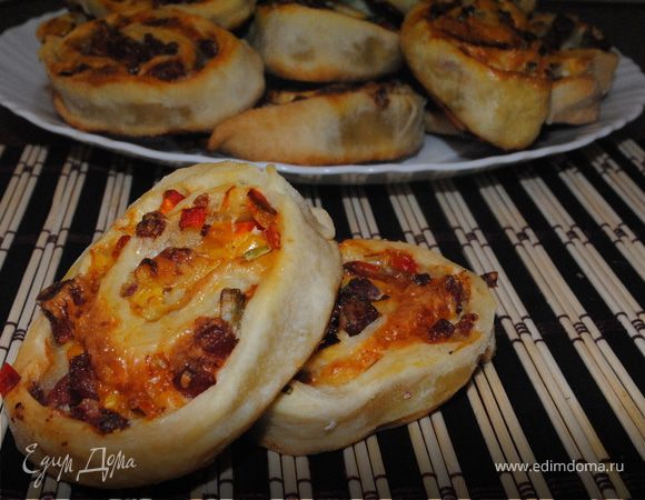 Закусочный рулет " Мозаика" Закусочный рулет " Мозаика"