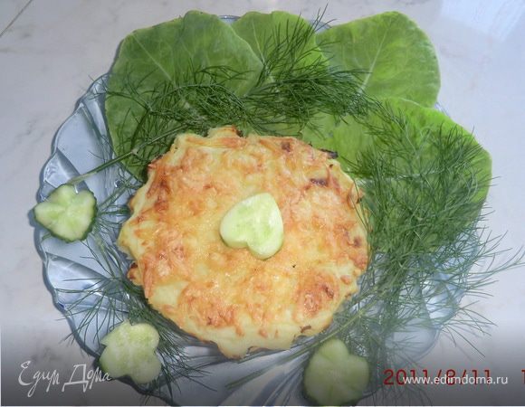 Кексы картофельные с грибами 