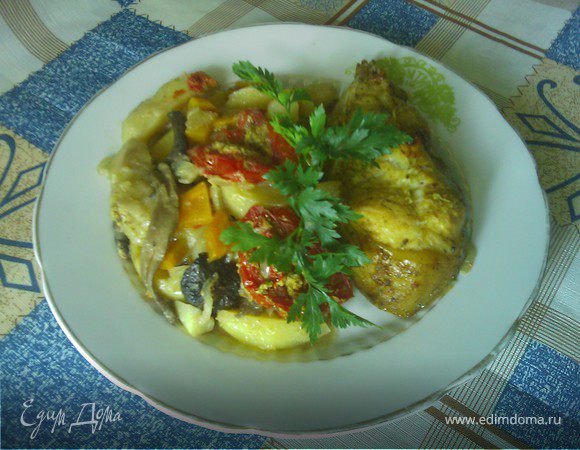 Жаркое из сома.