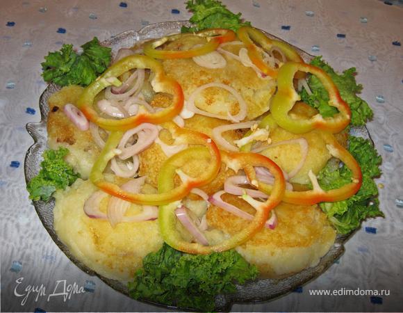 Картофельные котлеты с шампиньонами