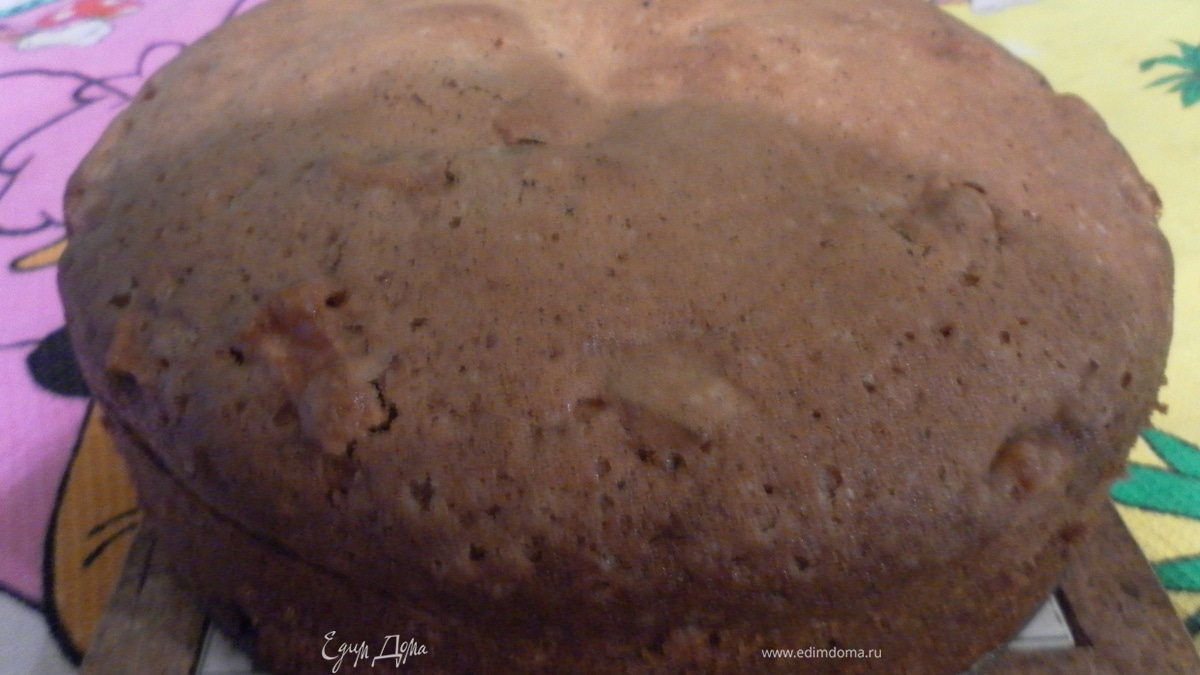 Постный яблочный кекс