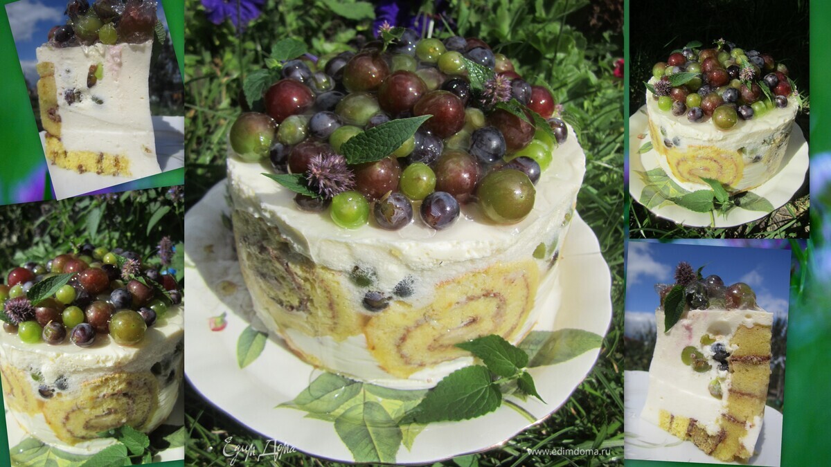 Торт "Рулетик и суфле"