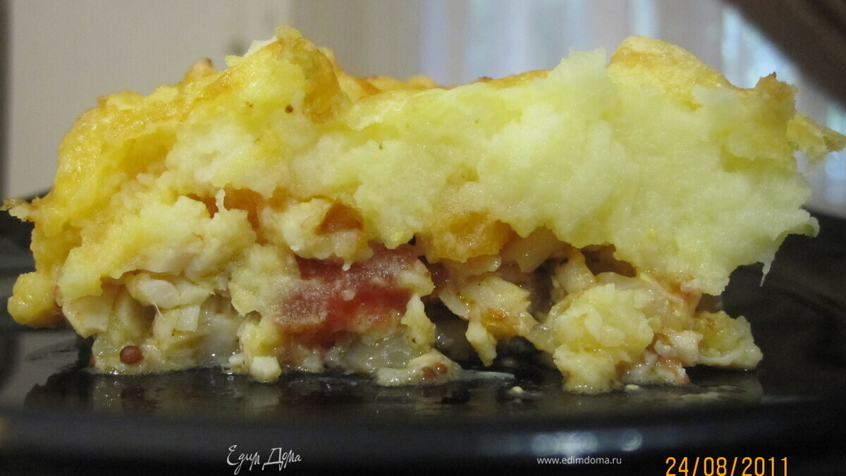 Английский рыбный пирог