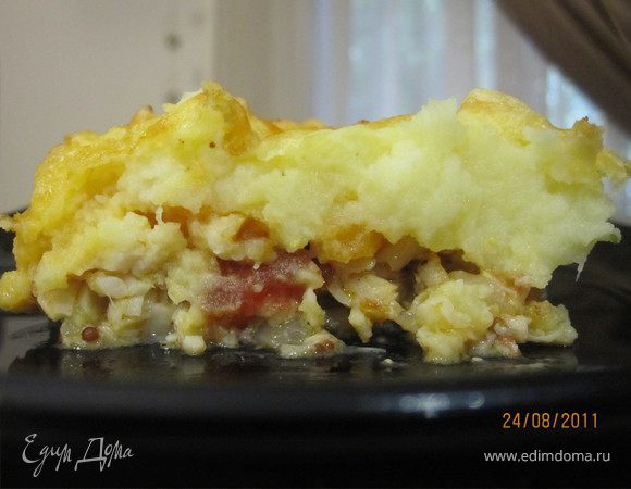 Английский рыбный пирог Английский рыбный пирог