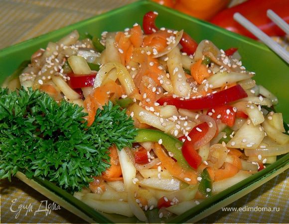 Салат из кабачков по-корейски