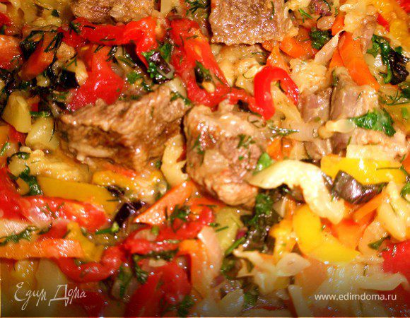 Овощное рагу с телятиной Овощное рагу с телятиной