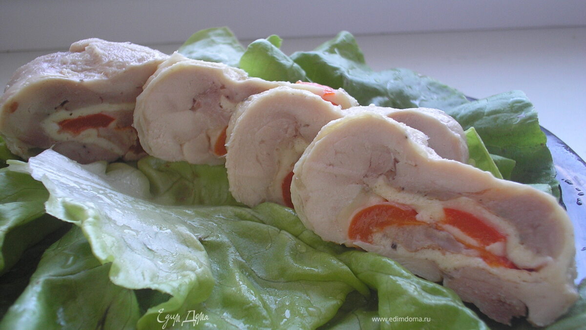 Закусочный куриный рулетик
