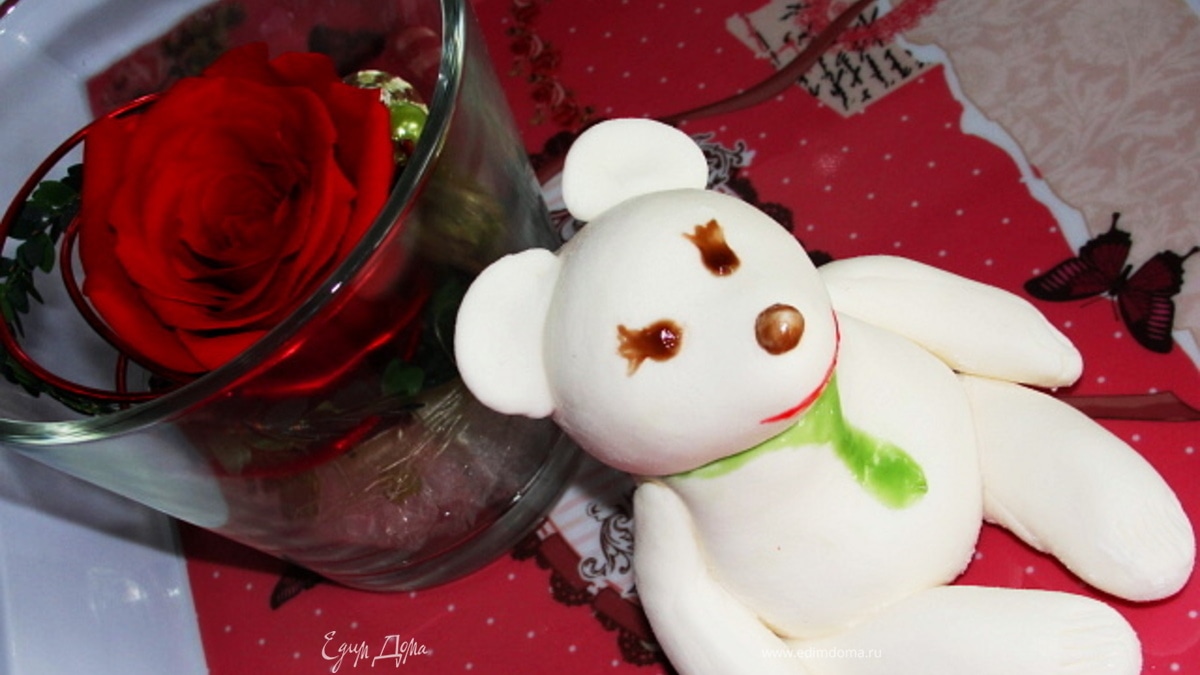 Белый медвежонок для Оксаны!