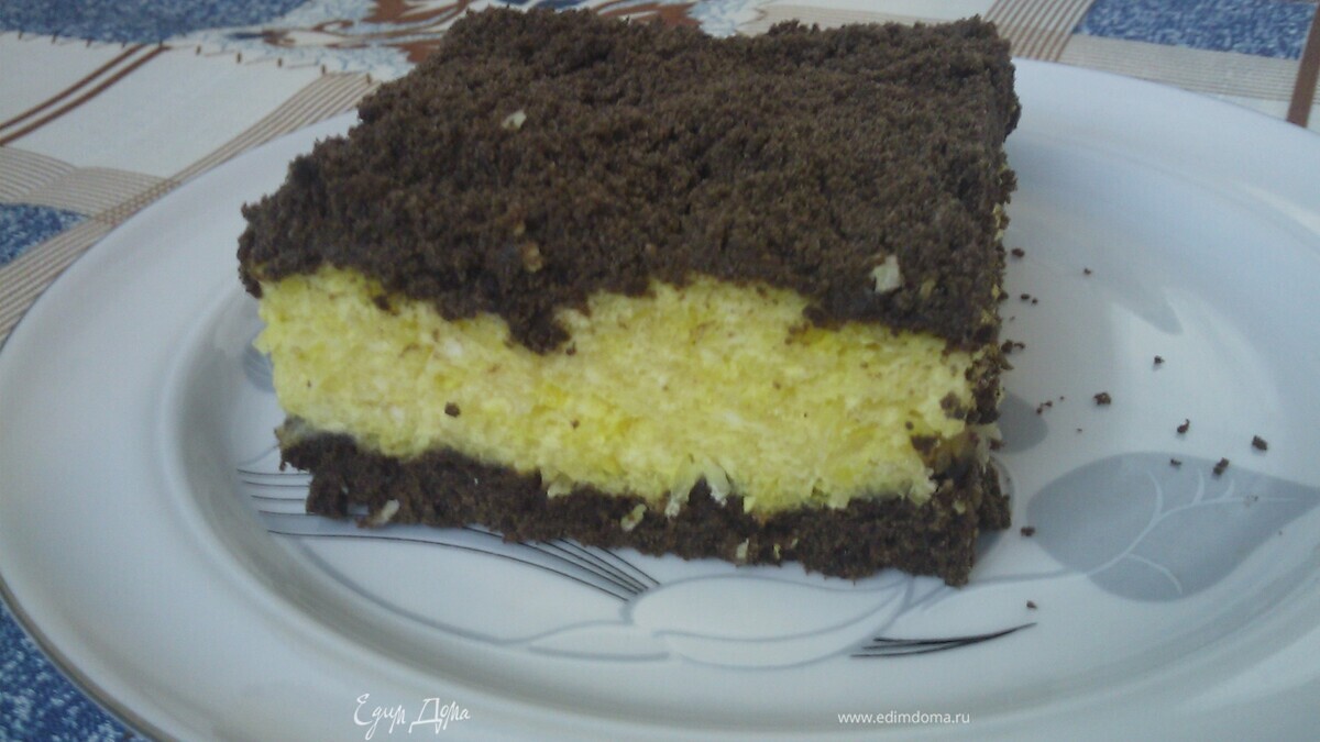 Пирог "Почти баунти"