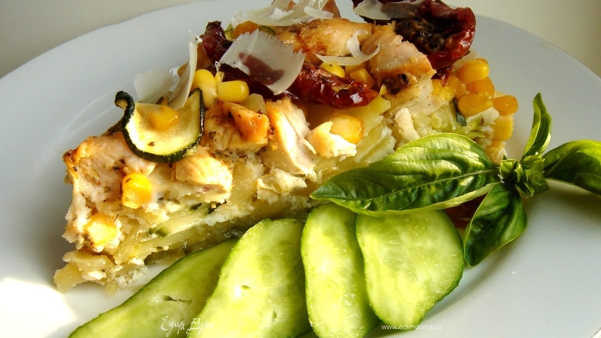 Картофельная запеканка в итальянском стиле