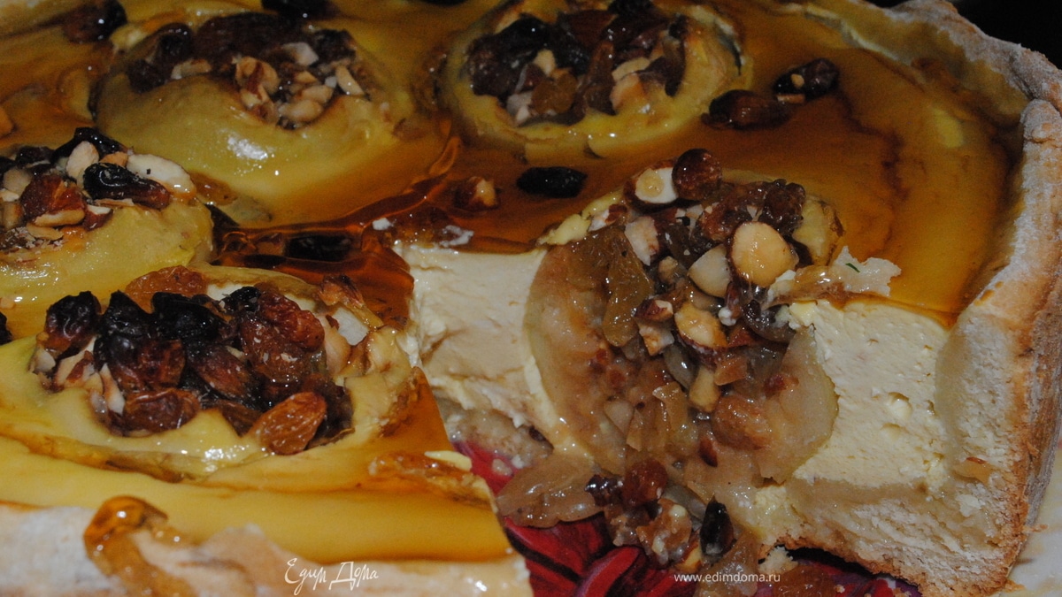 Пирог " Яблоки на снегу"