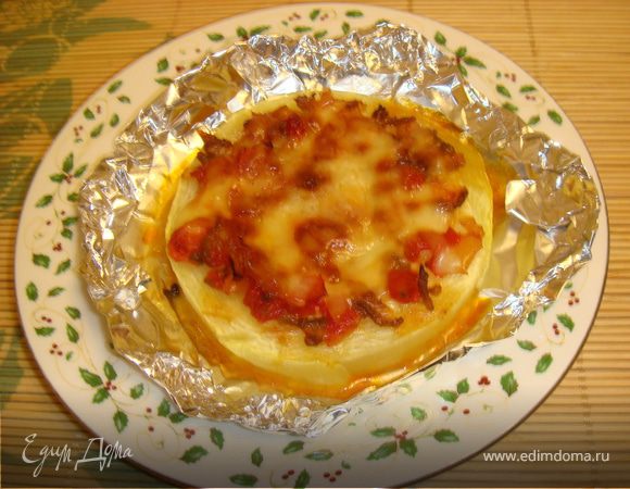 Фаршированные кабачки Фаршированные кабачки