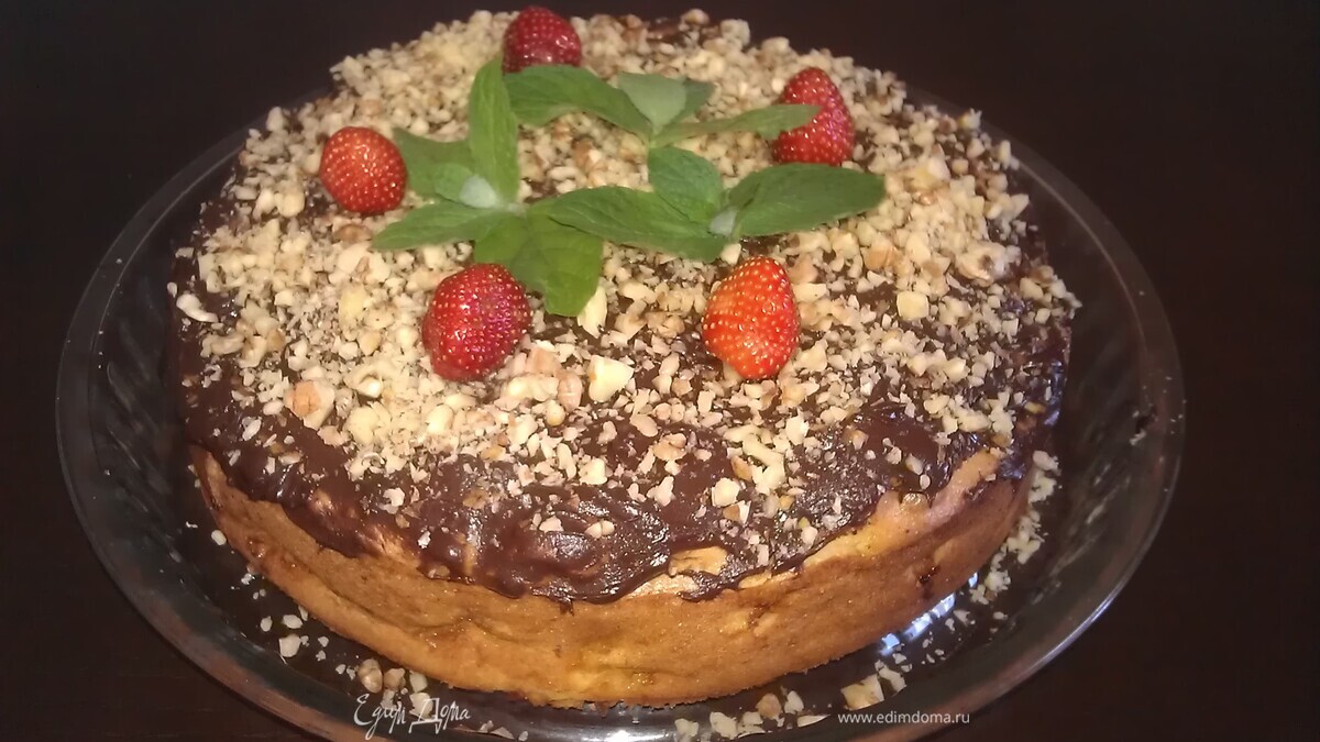 Шарлотка с яблоками