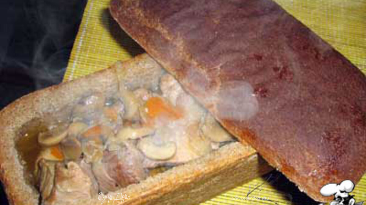 Мясо, пиво и корочка хлеба