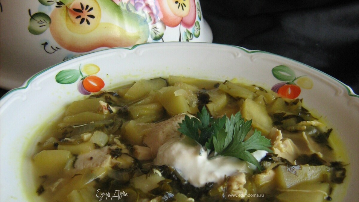 Суп карри с яблоками