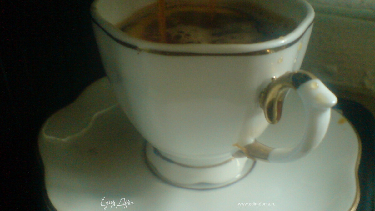 Кофе с мёдом и лимонным соком