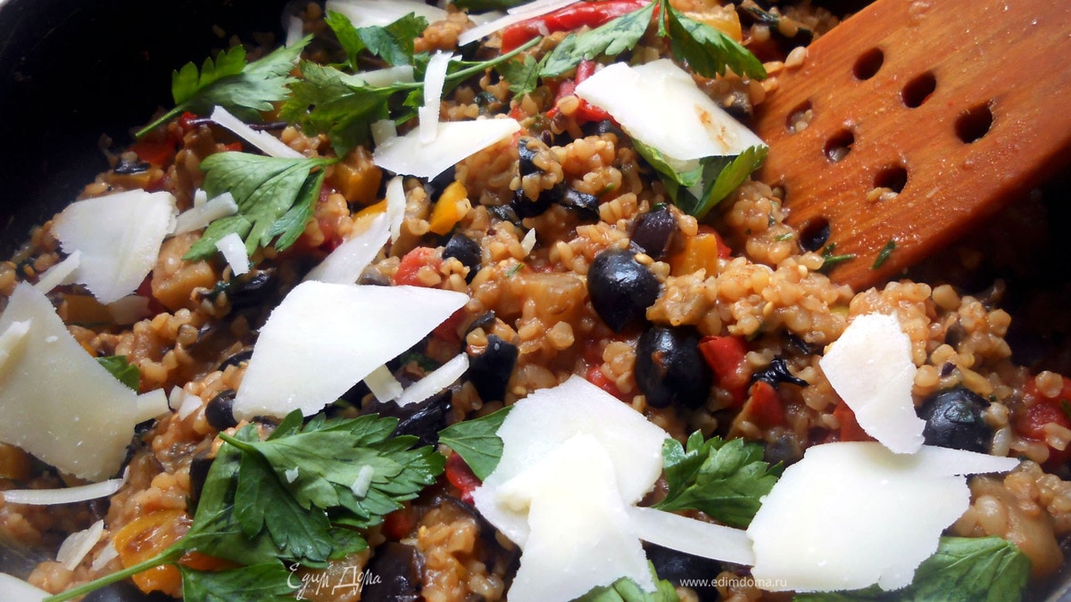 Булгур с овощами