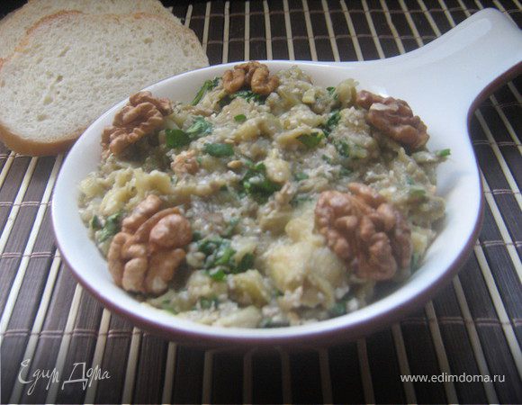 Дип из печёных баклажан